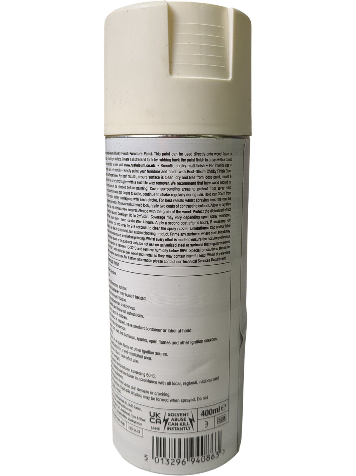 Rust-Oleum | Chalky Finish Furniture Paint | Antique White | 400ml