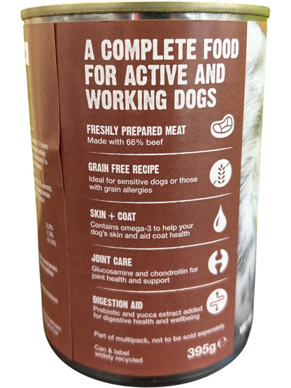 Country Dog | Premium Grain Free Dog Food | Beef with Country Veg | 24x395g