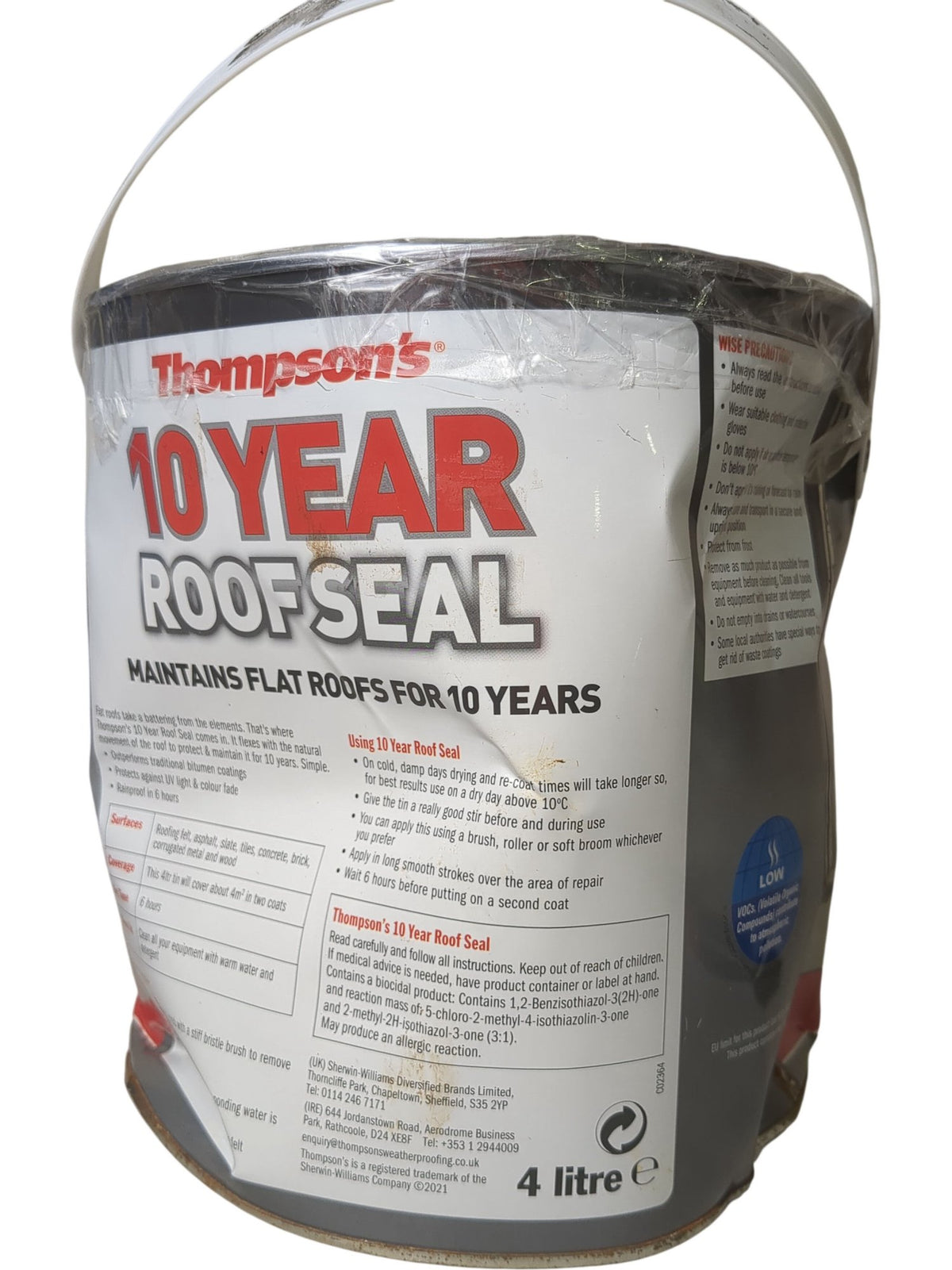 Thompson's | 10 Year Roof Seal | Black | 4L