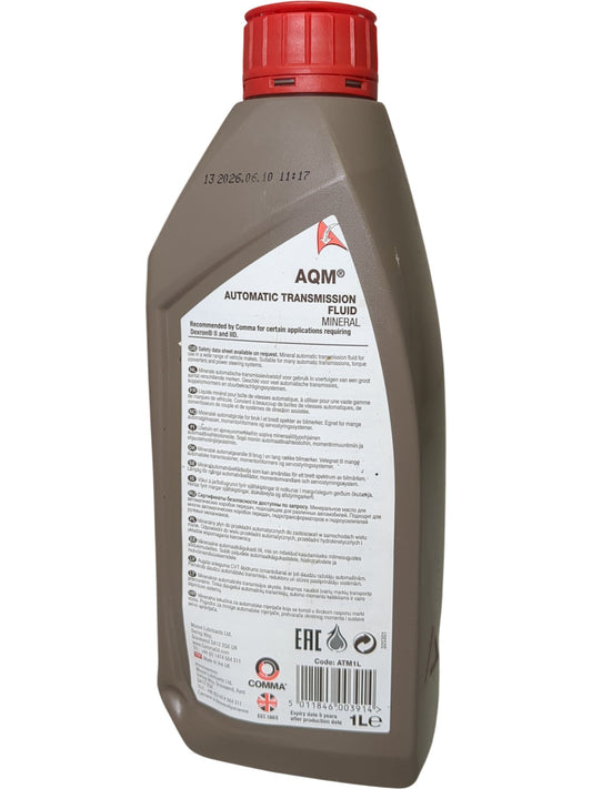 Comma | Automatic Transmission Fluid AQM | 1 Litre