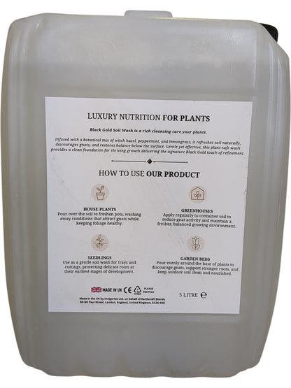 Black Gold | Natural Botanical Ready to Use Soil Wash | 5L