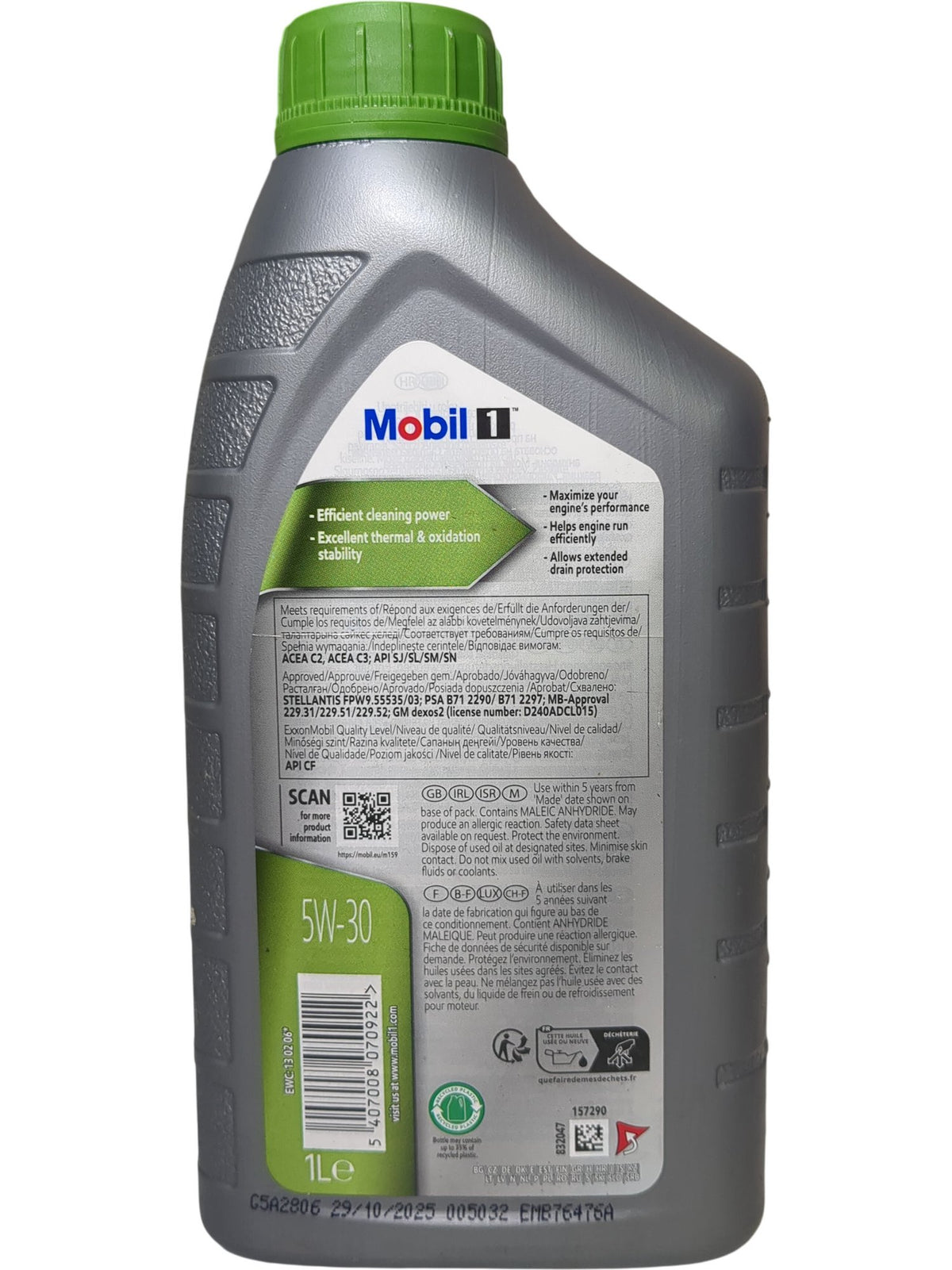Mobil | ESP Formula P Engine Oil | 5W-30 | 1L