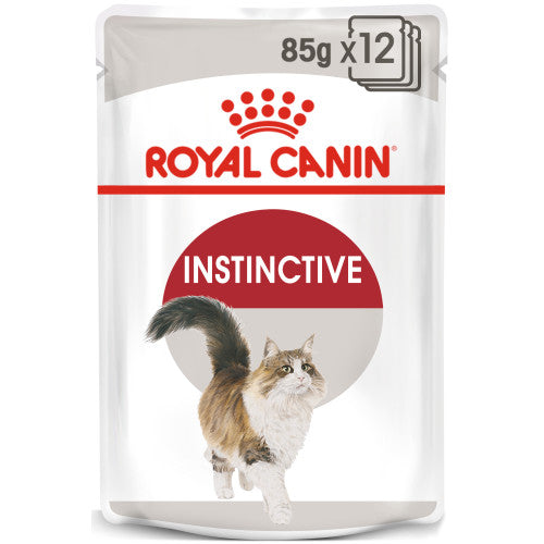 Royal Canin Instinctive Jelly Adult Wet Cat Food - 12 X 85g Pouches