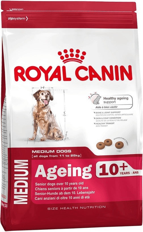 Royal Canin Medium Ageing 10+ in Gravy - 10 X 140g