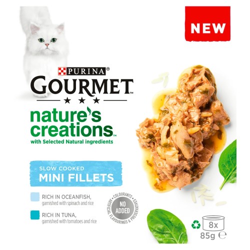 Gourmet Natures Creations Fish Wet Cat Food - 8 X 85g