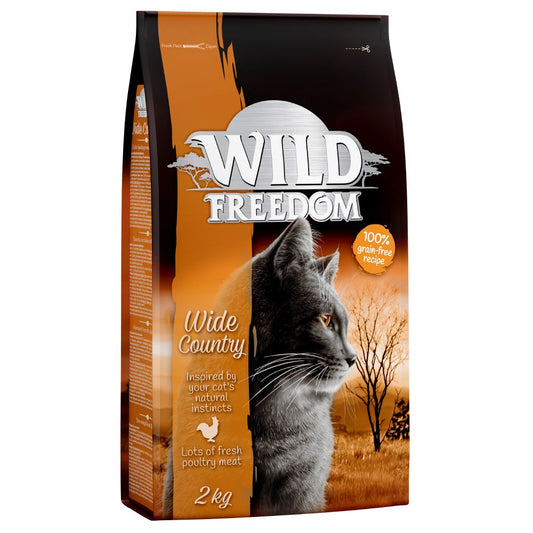 Wild Freedom Dry Cat Food 2kg - Wide Country - Poultry