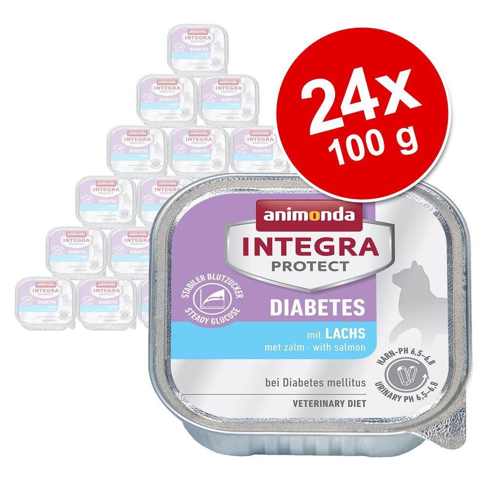 Animonda Integra Protect Diabetes 6 X 100g - Salmon