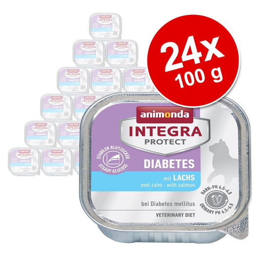 Animonda Integra Protect Diabetes 6 X 100g - Salmon