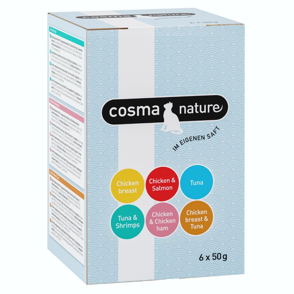 Cosma Nature Pouches Mixed Trial Pack - 6 X 50g