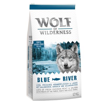 Wolf of Wilderness Dry Dog Food Trial Packs - Adult "Blue River" - Salmon (400g)