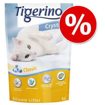 Tigerino Crystals Classic Sensitive Cat Litter (fragrance Free) - 5l