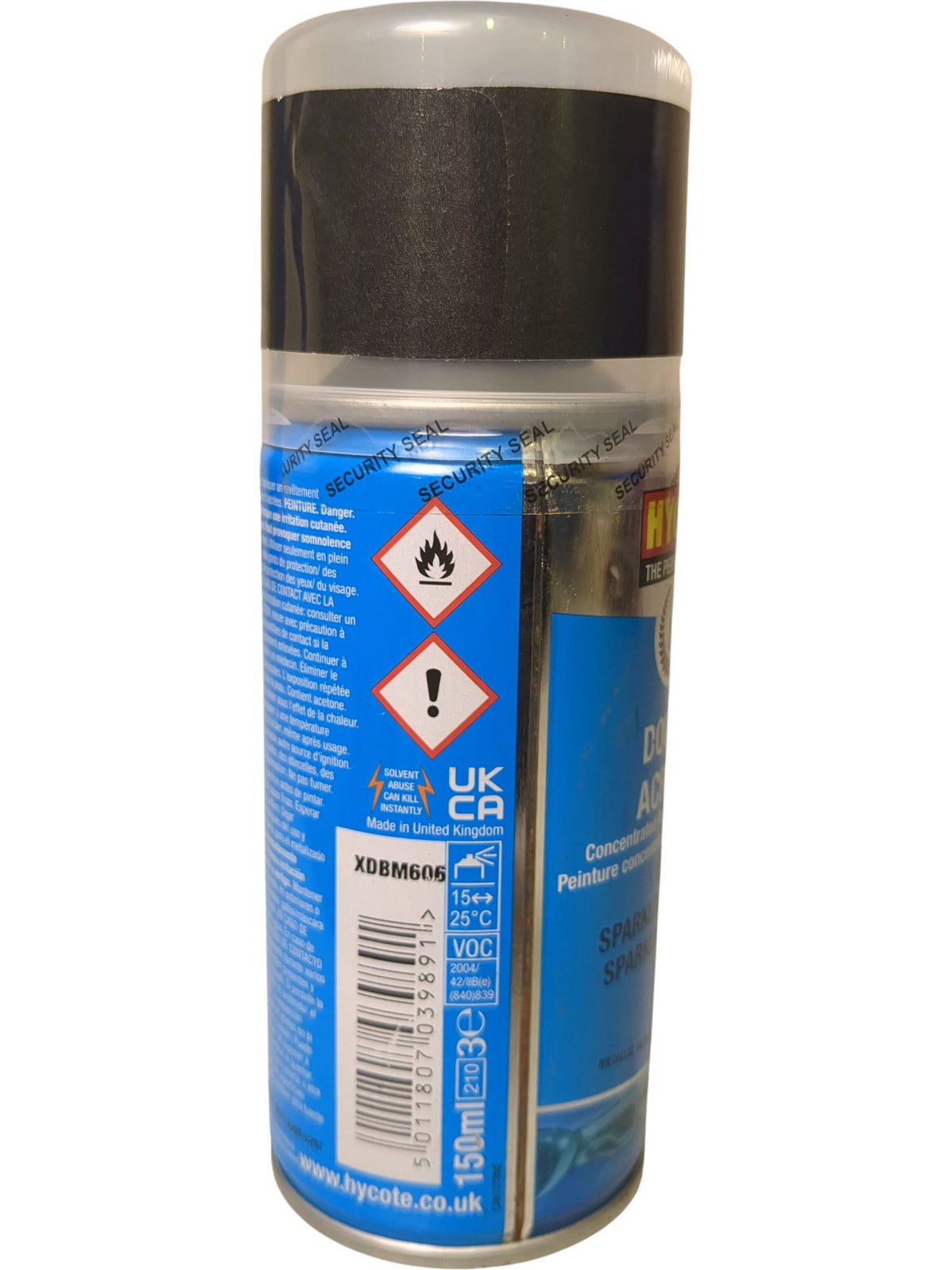 Hycote | Double Acrylic Spray Paint | Sparkling Graphite A22 | 150ml
