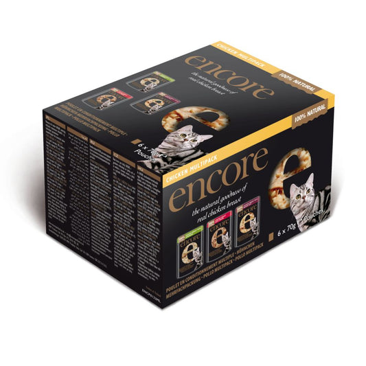 Encore Cat Broth Pouch 16 X 70g - Tuna with Whitebait