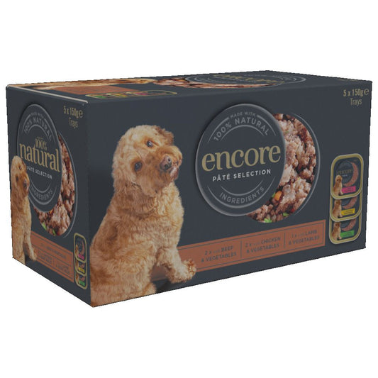 Encore Dog Pate Multi Pack, 5 X 150g
