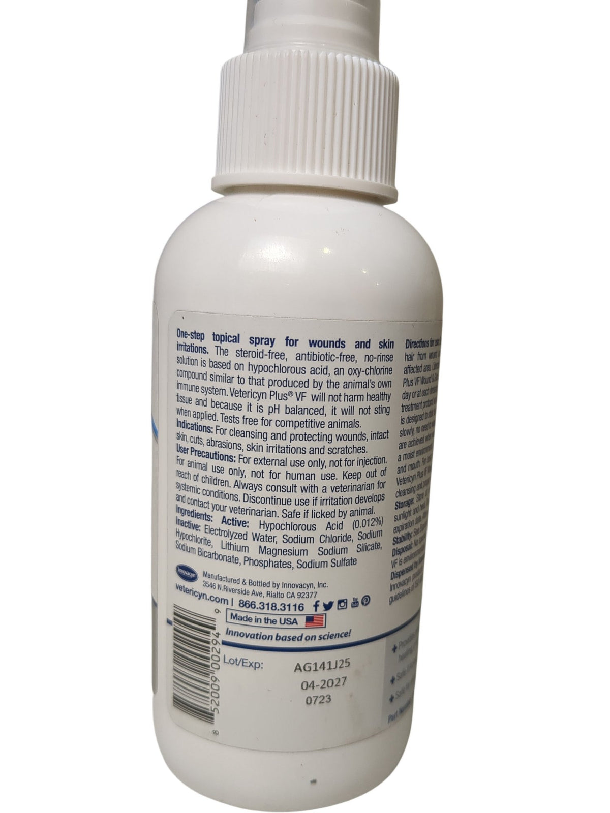 Vetericyn VF Plus | Wound & Skin Care Hydrogel | 120ml