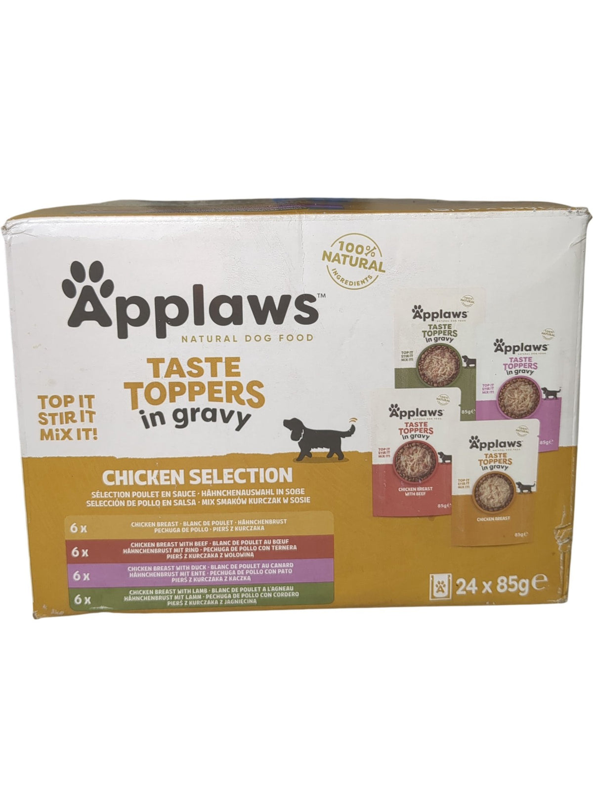 Applaws | Taste Toppers Chicken Selection | 24 x 85g