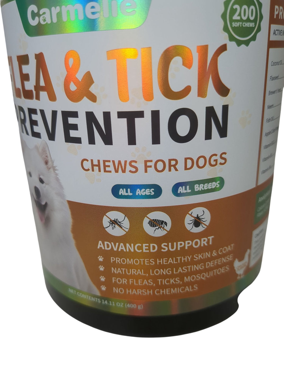 Carmelie | Flea & Tick Prevention Chews | 400g