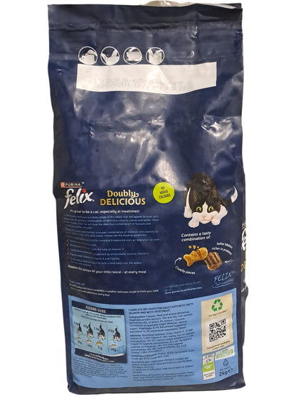 Purina Felix | Doubly Delicious Cat Food | 2KG