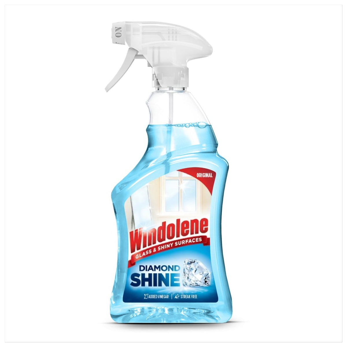 Windolene | Glass & Shiny Surface Cleaner | Diamond Shine | Streak Free | 750ml