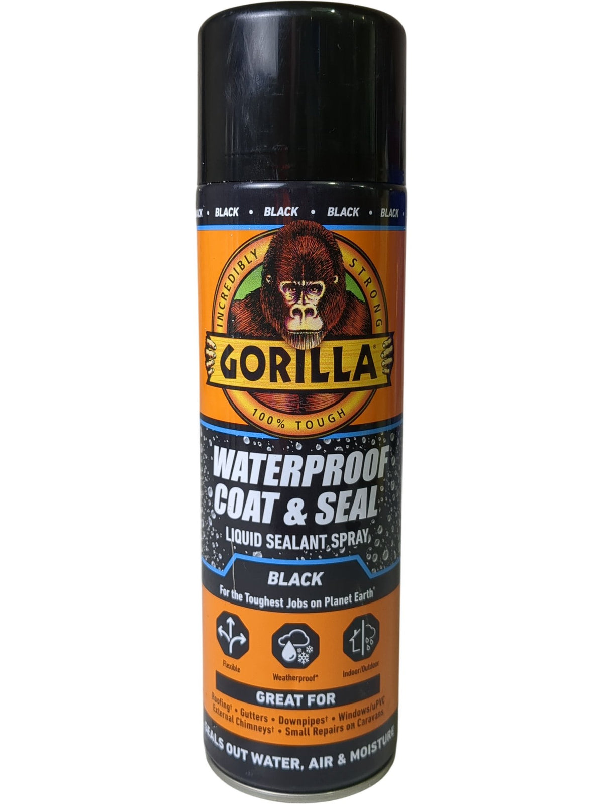 Gorilla | Waterproof Coat & Seal Spray | Black | 450ml