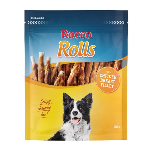 Rocco Rolls Chew Sticks Chicken Fillet 200g