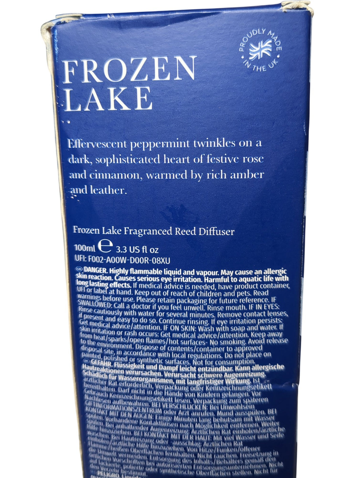 Wax Lyrical | Frozen Lake Fragranced Reed Diffuser | 100ml