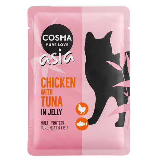 Cosma Asia in Jelly Pouches Mixed Trial Pack - 6 X 100g Mixed Pack