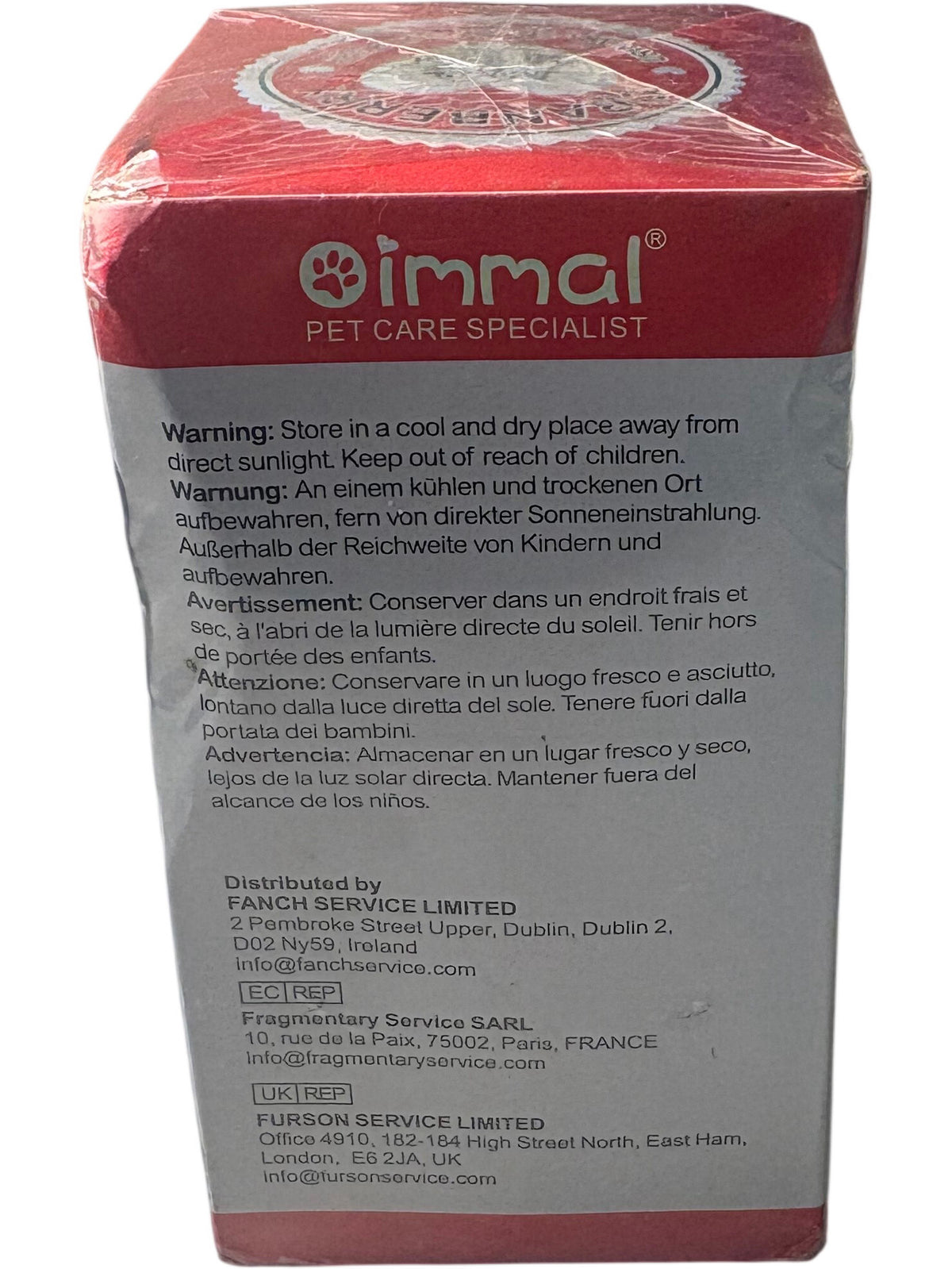 Oimmal Urinary Tract Support Cranberry 180 Chewable Tablets