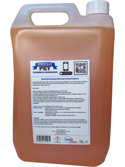 Fresh Pet | Cleaner & Deodoriser | 5060542700931 | 5L