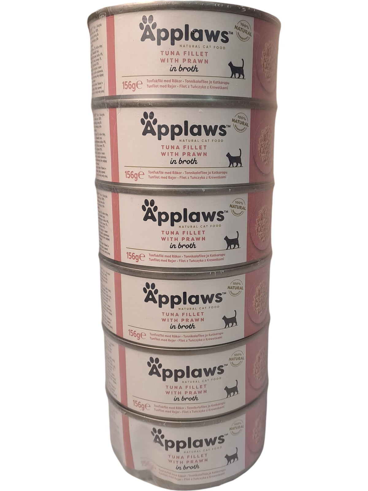 Applaws | Cat Food Tuna Fillet with Prawn in Broth | 6 x 156g