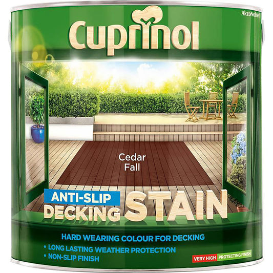 Cuprinol - Anti Slip Decking Stain, Cedar Fall, 2.5L