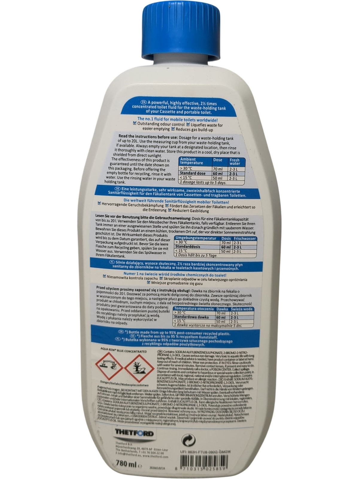 Thetford | Aqua Kem Blue Concentrated | 780ml