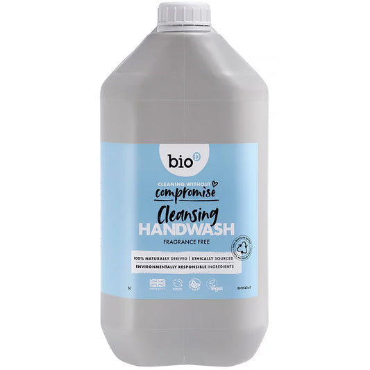 Bio D| Cleansing Handwash Fragrance Free| 5L