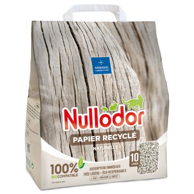 Nullodor Papel Recyclé Arena De Celulosa 10 L