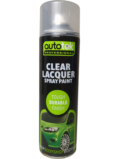 Autotek | Clear Lacquer Spray Paint | 500ml