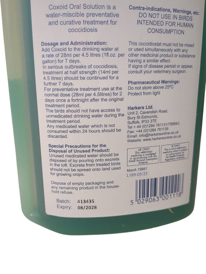 Petlife | Harkers Coxoid Oral Solution | 500ml