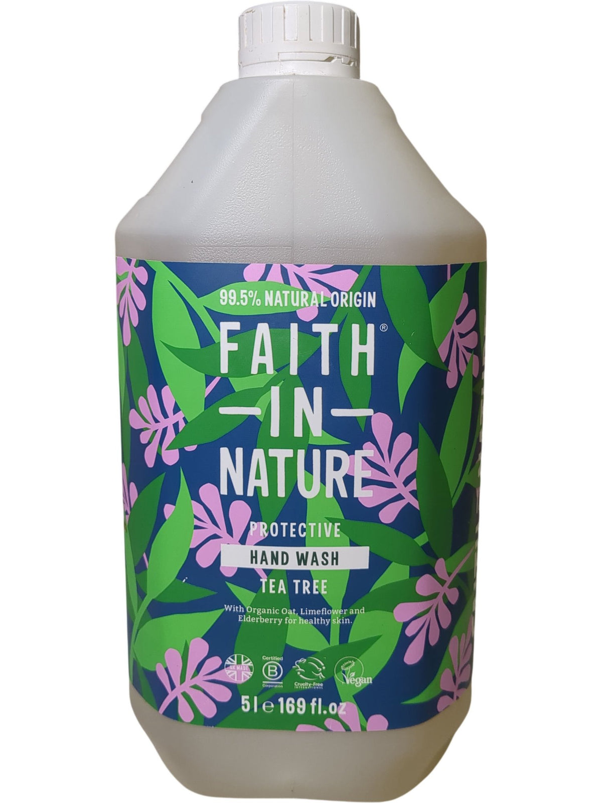 Faith in Nature | Protective Hand Wash | Tea Tree | 5L