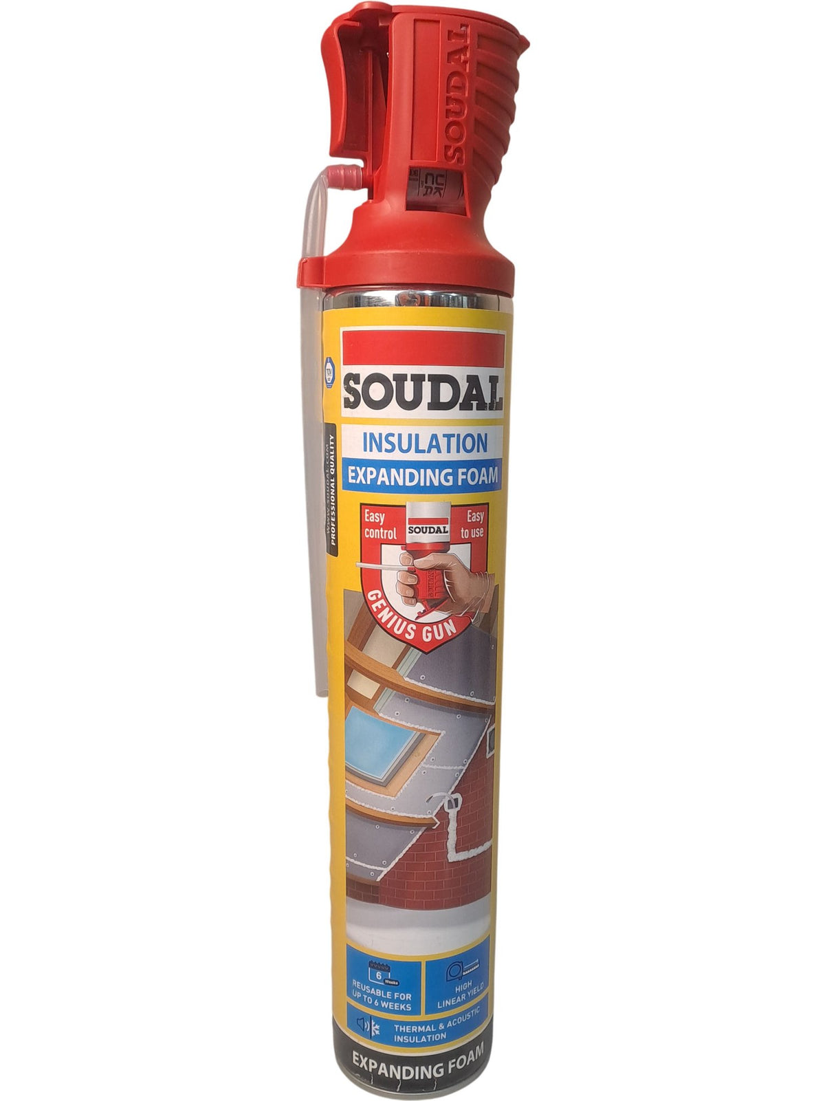 Soudal | Insulation Expanding Foam | Genius Gun | 750ml