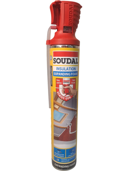 Soudal | Insulation Expanding Foam | Genius Gun | 750ml