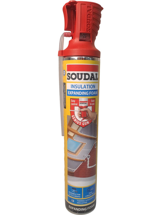 Soudal | Insulation Expanding Foam | Genius Gun | 750ml