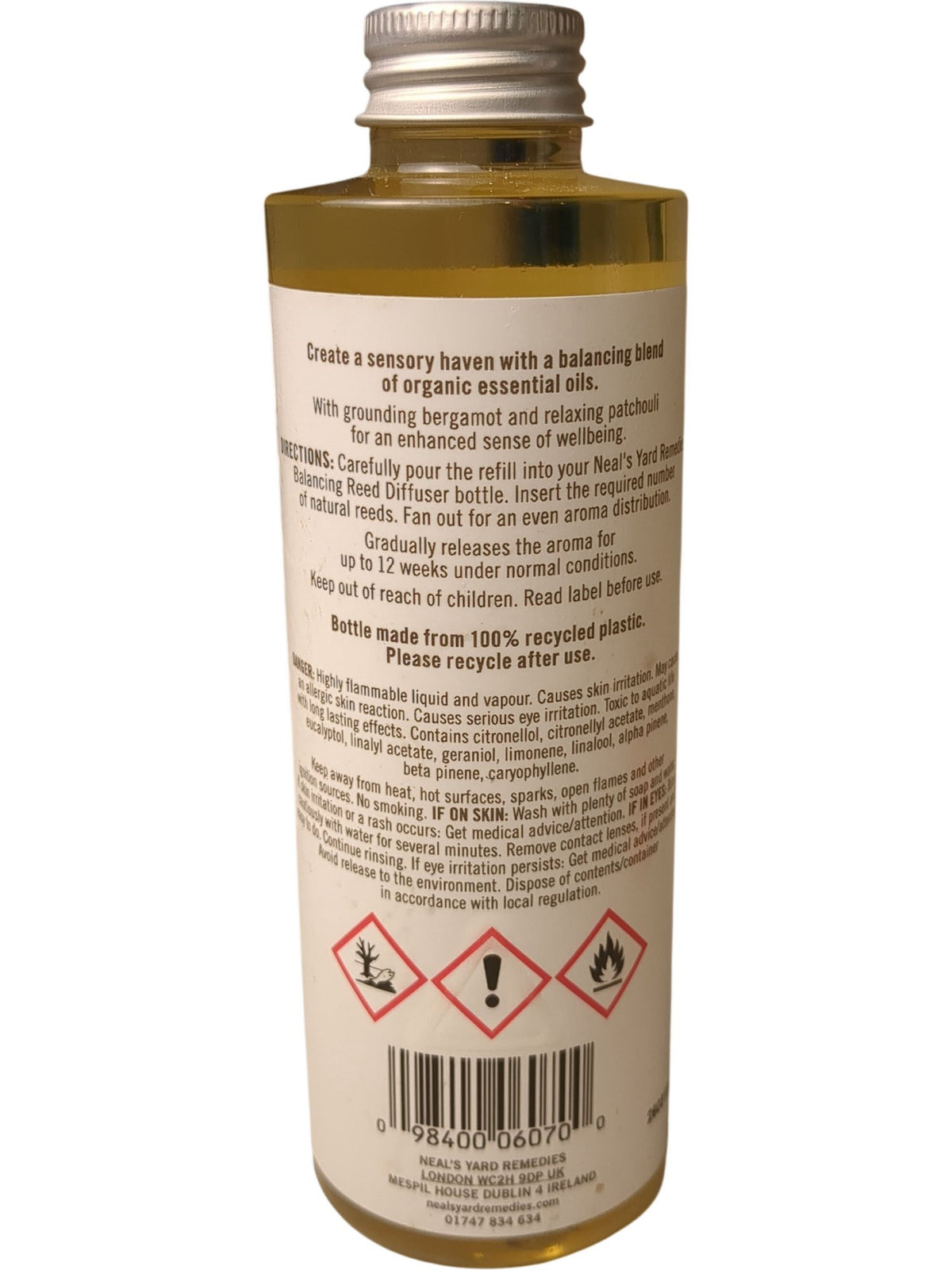 Neal's Yard Remedies | Reed Diffuser Refill | Balancing | 200ml