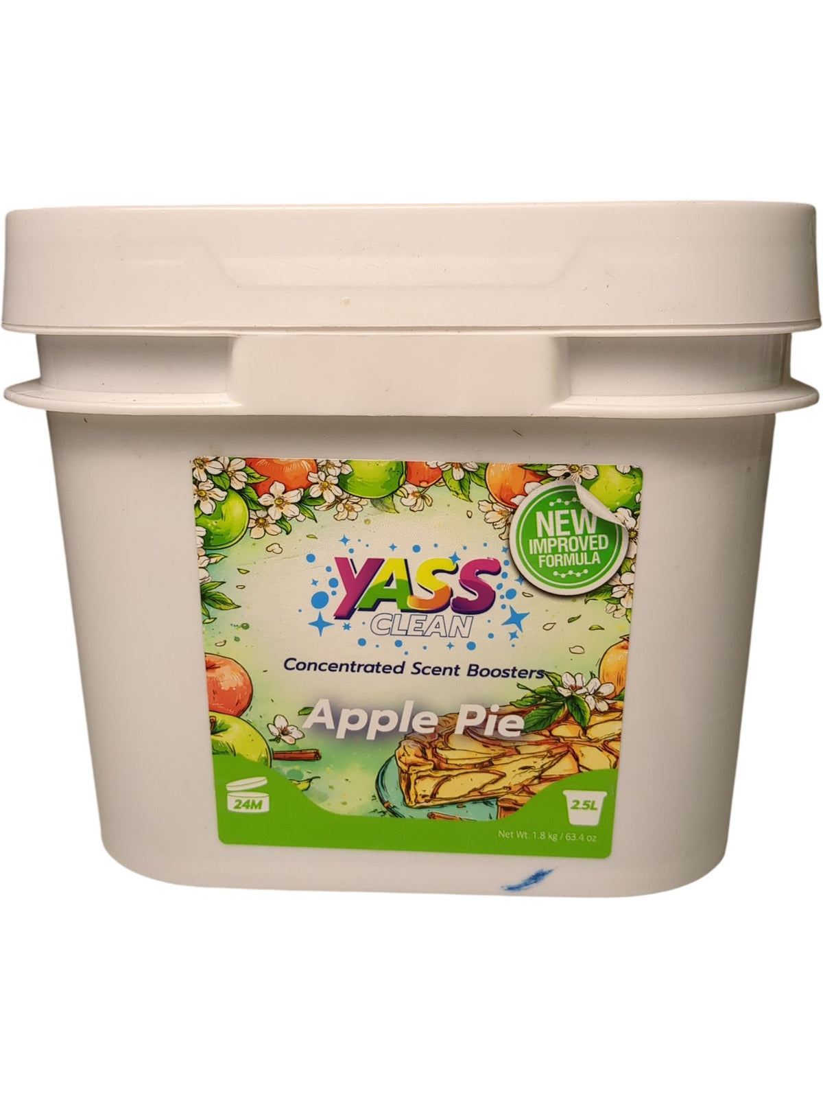 Yass Clean | Concentrated Scent Boosters | Apple Pie | 1.8kg