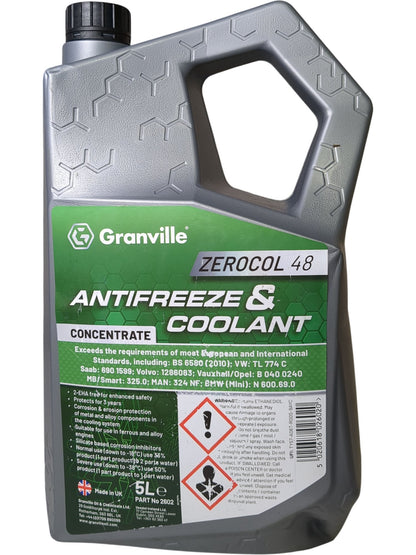 Granville | Zerocol 48 Antifreeze & Coolant | 5L