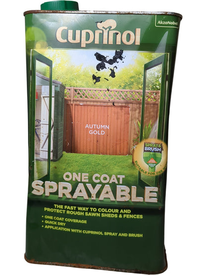 Cuprinol | One Coat Sprayable | Autumn Gold | 5L