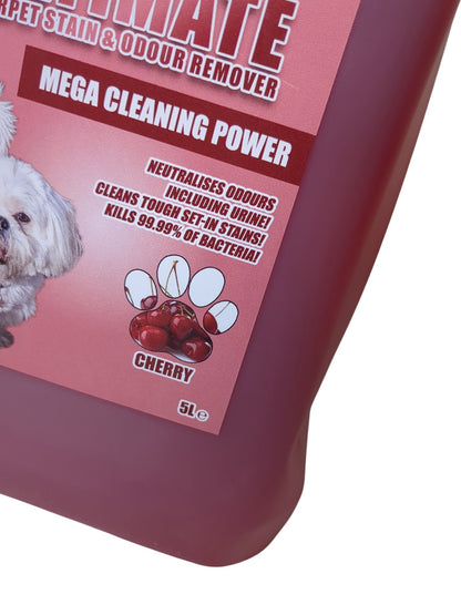 Fresh Pet | Ultimate Carpet Stain & Odour Remover | Cherry | 5L