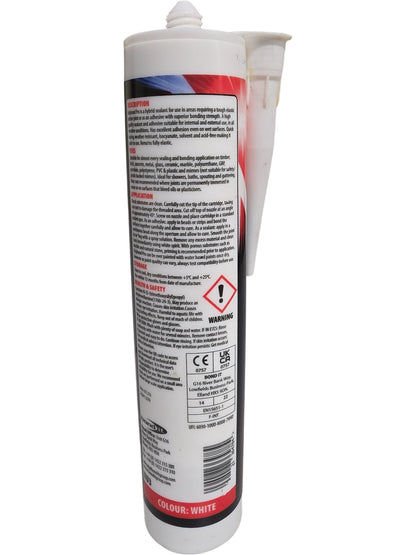 Bond It | Gripbond Pro | White | Advanced Hybrid Adhesive Sealant