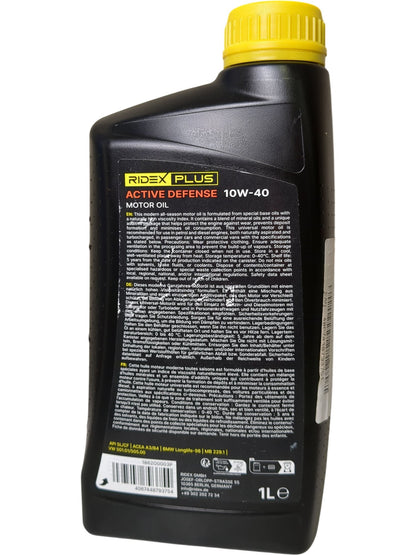 Ridex Plus | Motor Oil | Active Defense 10W-40 | 1L
