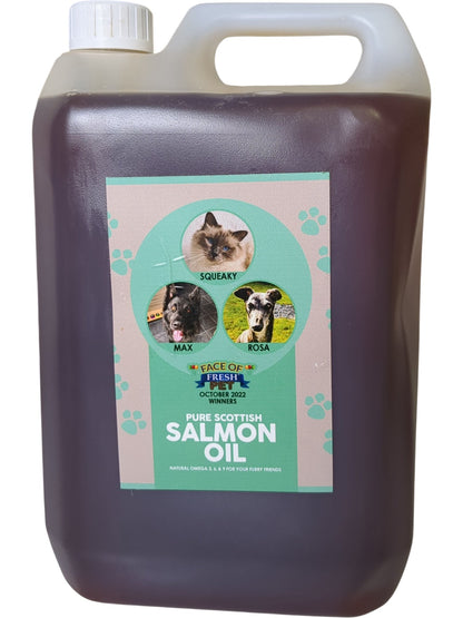 Fresh Pet | Pure Scottish Salmon Oil | 5L