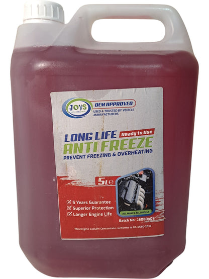 Jovs | Long Life Antifreeze | 5L