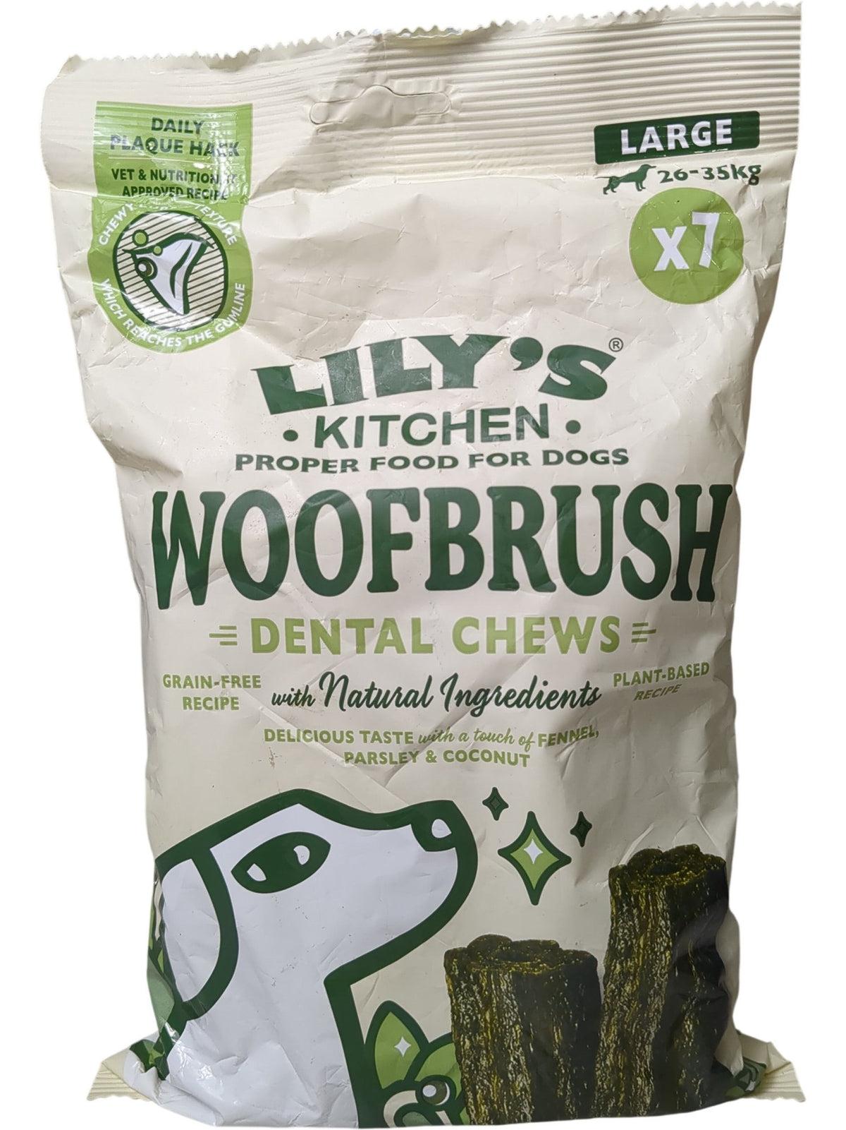 Lily's Kitchen | Woofbrush Dental Chews | Large | Pack of 7